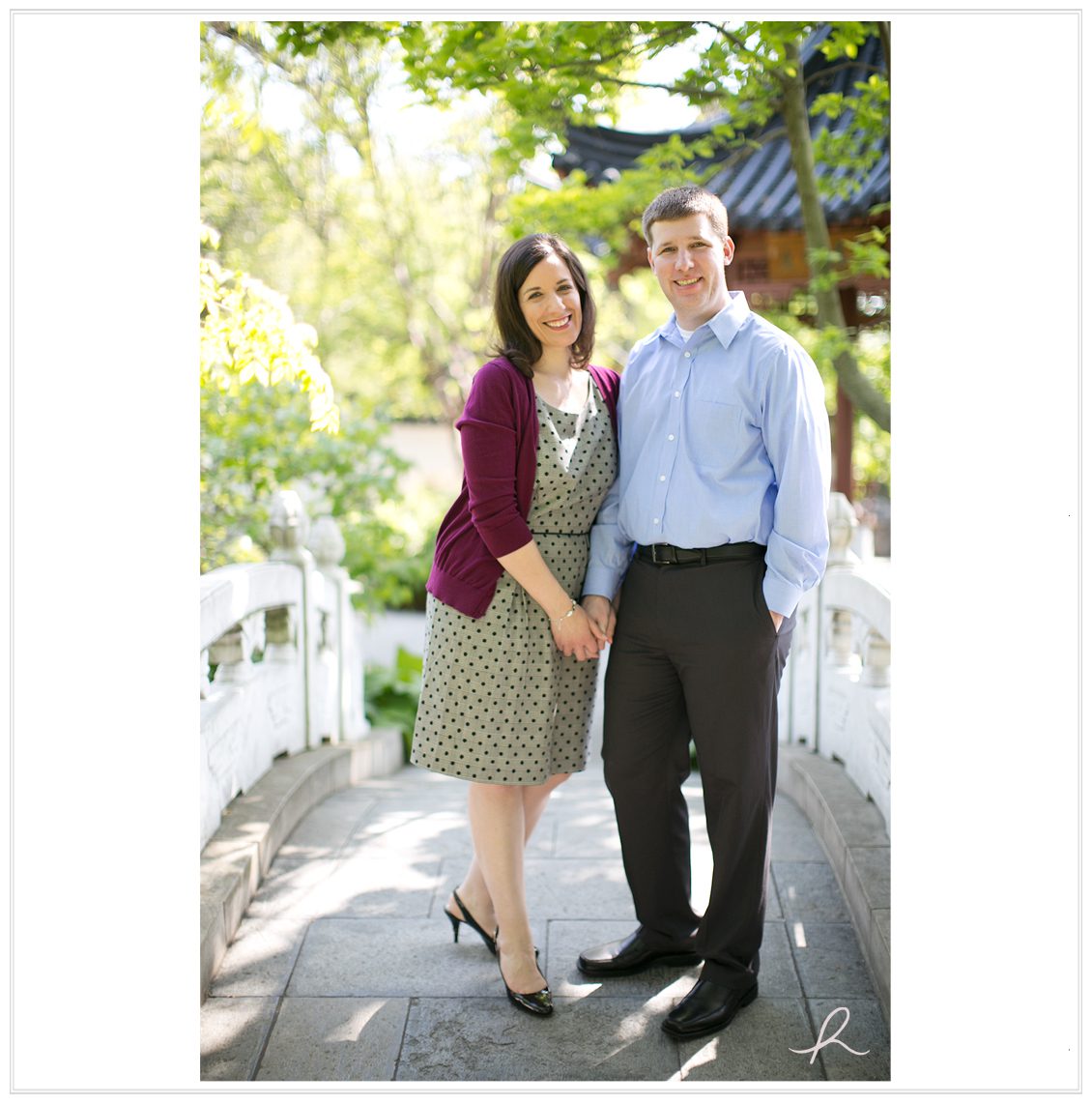 3 st louis botanical garden engagement
