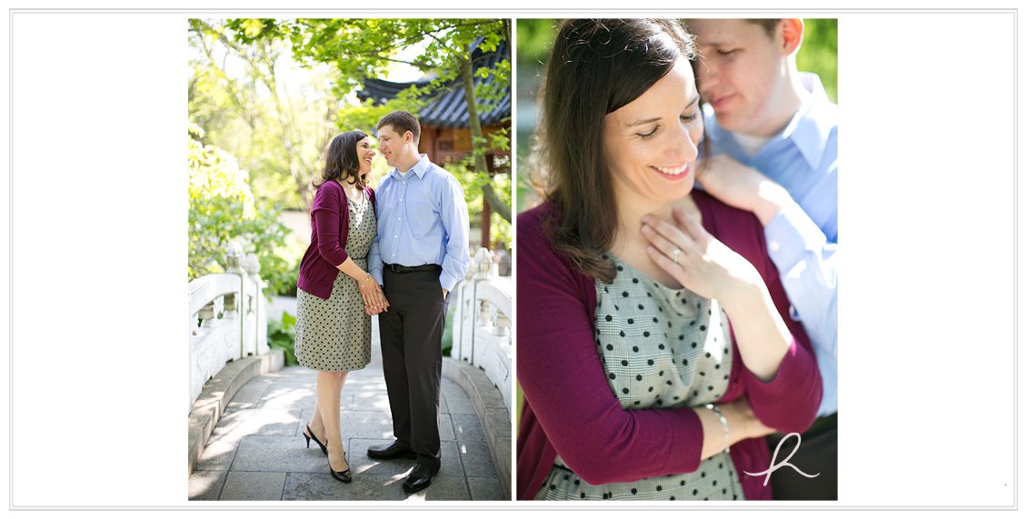 4 st louis botanical garden engagement