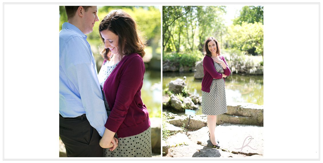 5 st louis botanical garden engagement