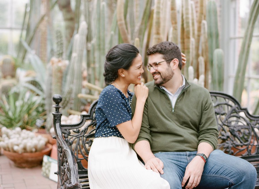 Sarah and Alex St Louis Botanical Garden Engagement Heather Roth Photography 15