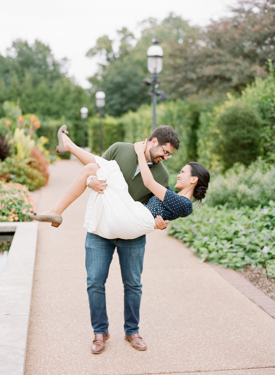 Sarah and Alex St Louis Botanical Garden Engagement Heather Roth Photography 22